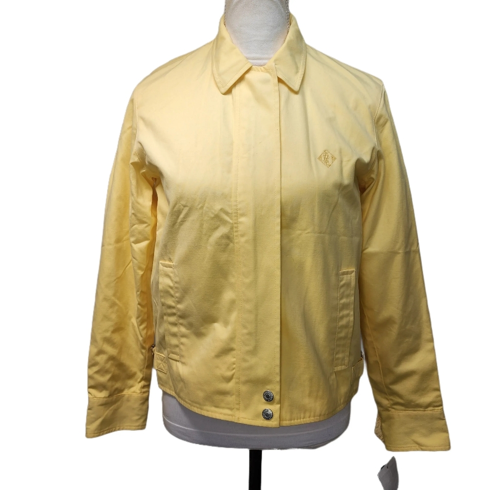 Vintage Lauren, Ralph Lauren. 100% Cotton, Light yellow Jacket. PS NWT